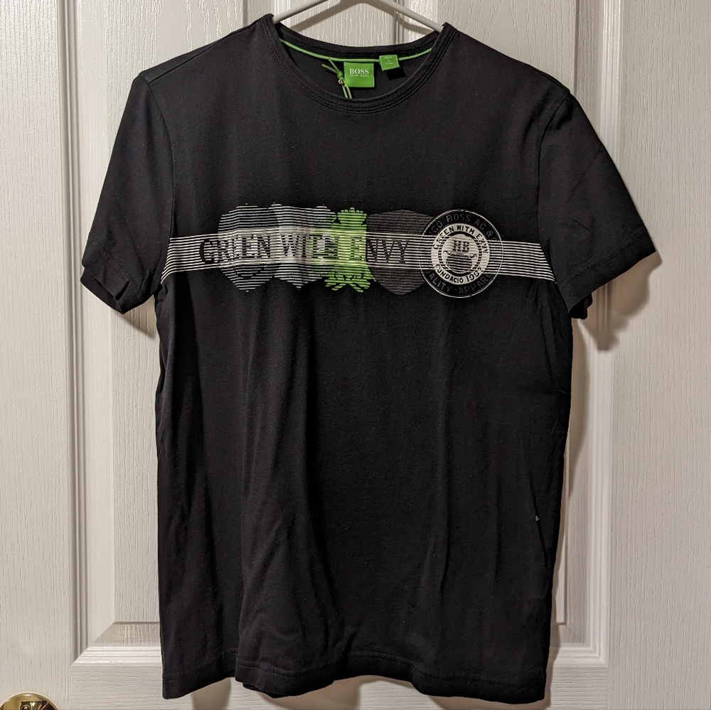 Hugo Boss Green Men's Graphic T-Shirt